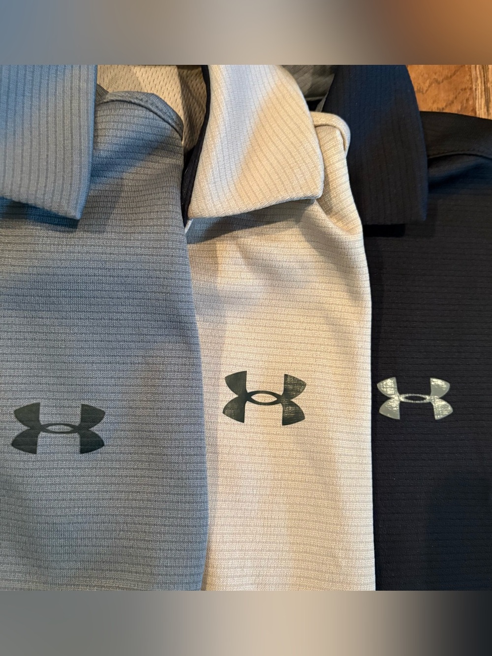 UNDER ARMOUR HeatGear Golf Polo Mens M Short Sleeve Lot Of 3 Golf - Picture 3 of 6